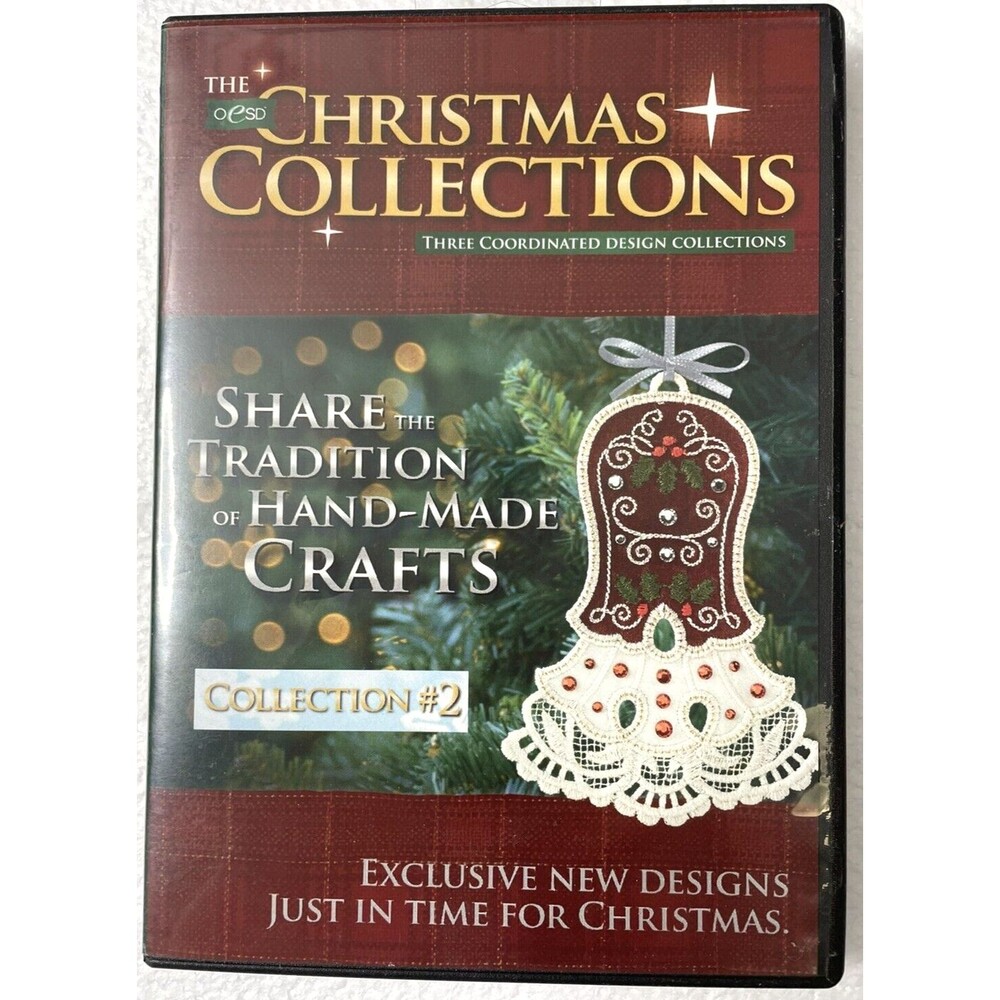 OESD Christmas Collections 2007 Collection #3 Lace & Applique CD 15 Designs EUC